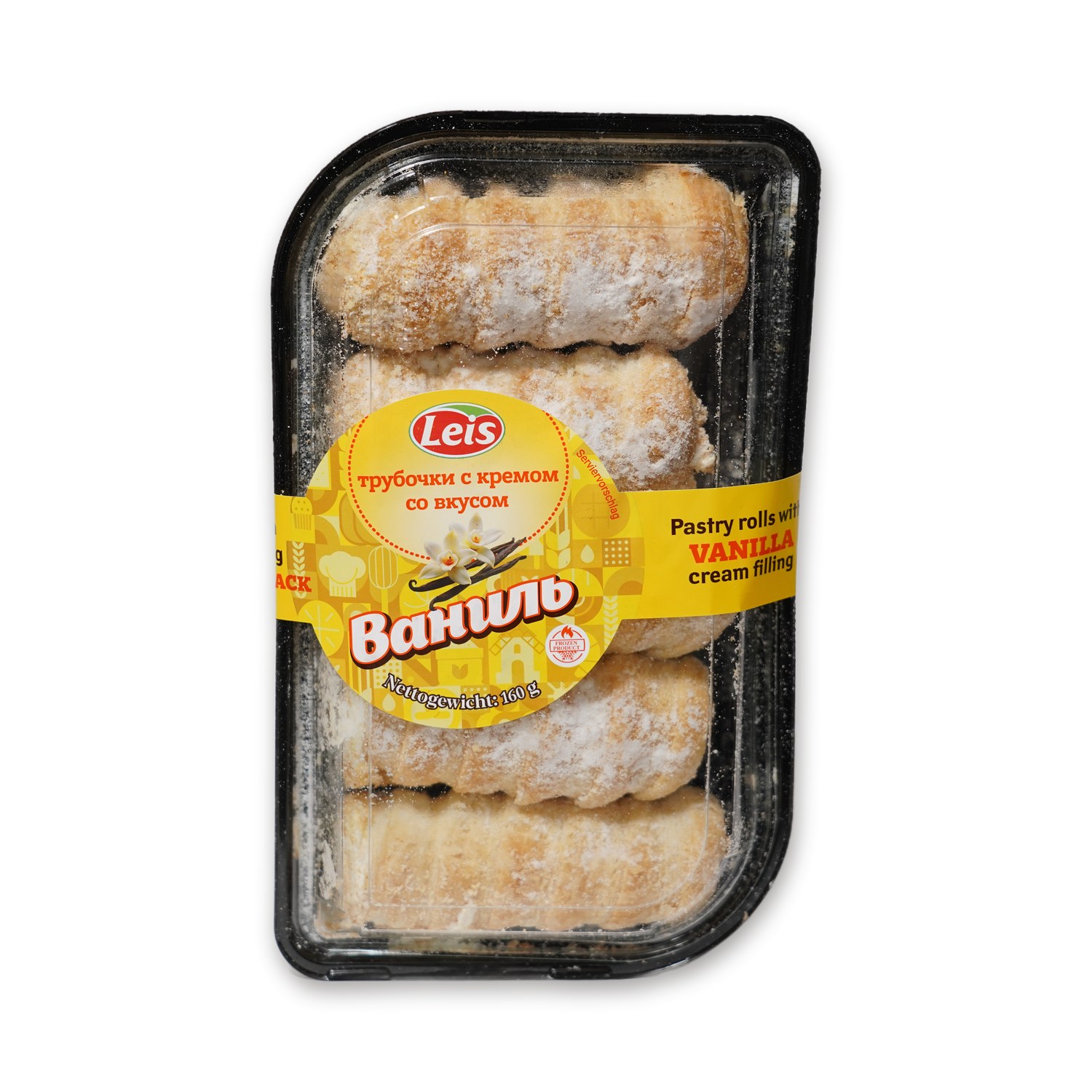 Pastry Rolls with Vanilla Cream Filling — Leis