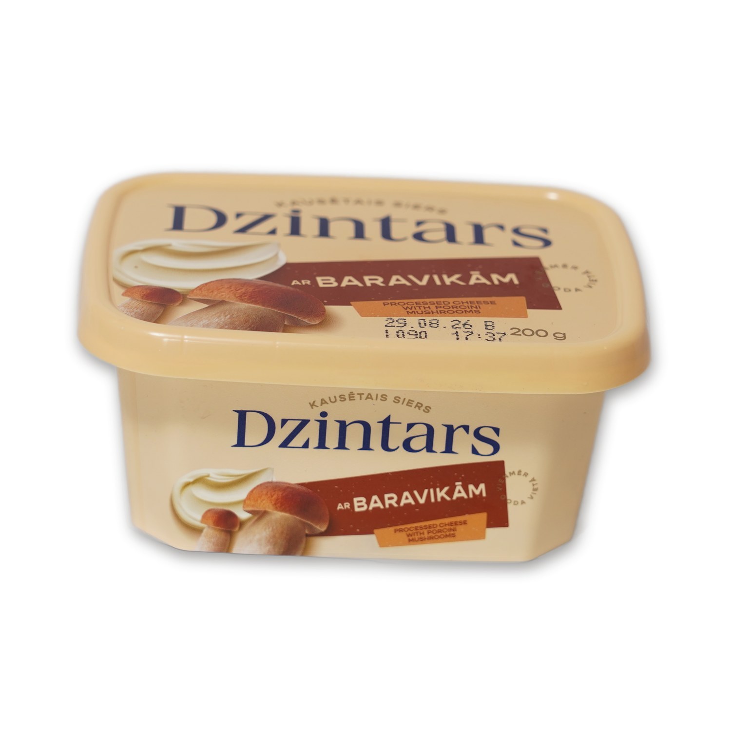 Processed Cheese with Porcini Mushrooms — Dzintars