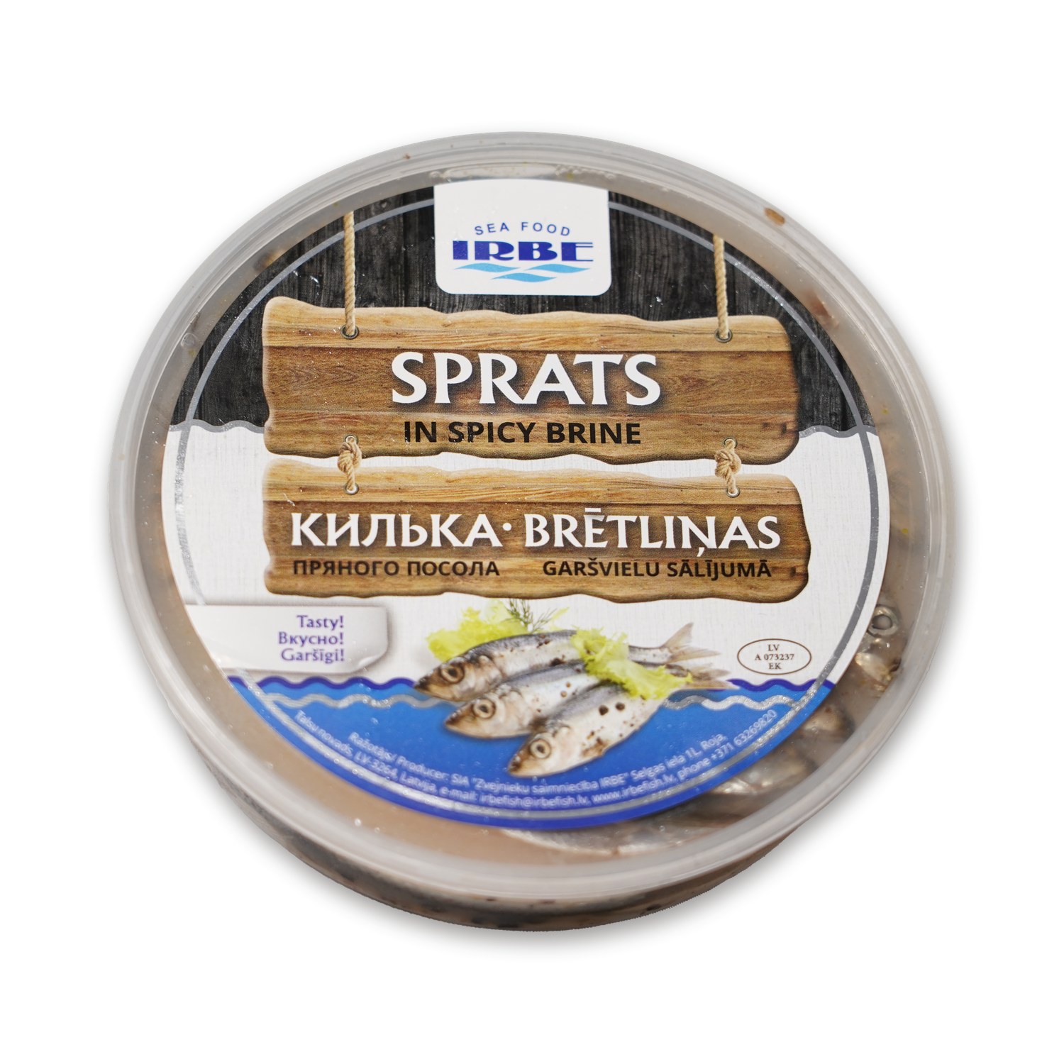 Sprats in Spicy Brine (Kilka) — Irbe