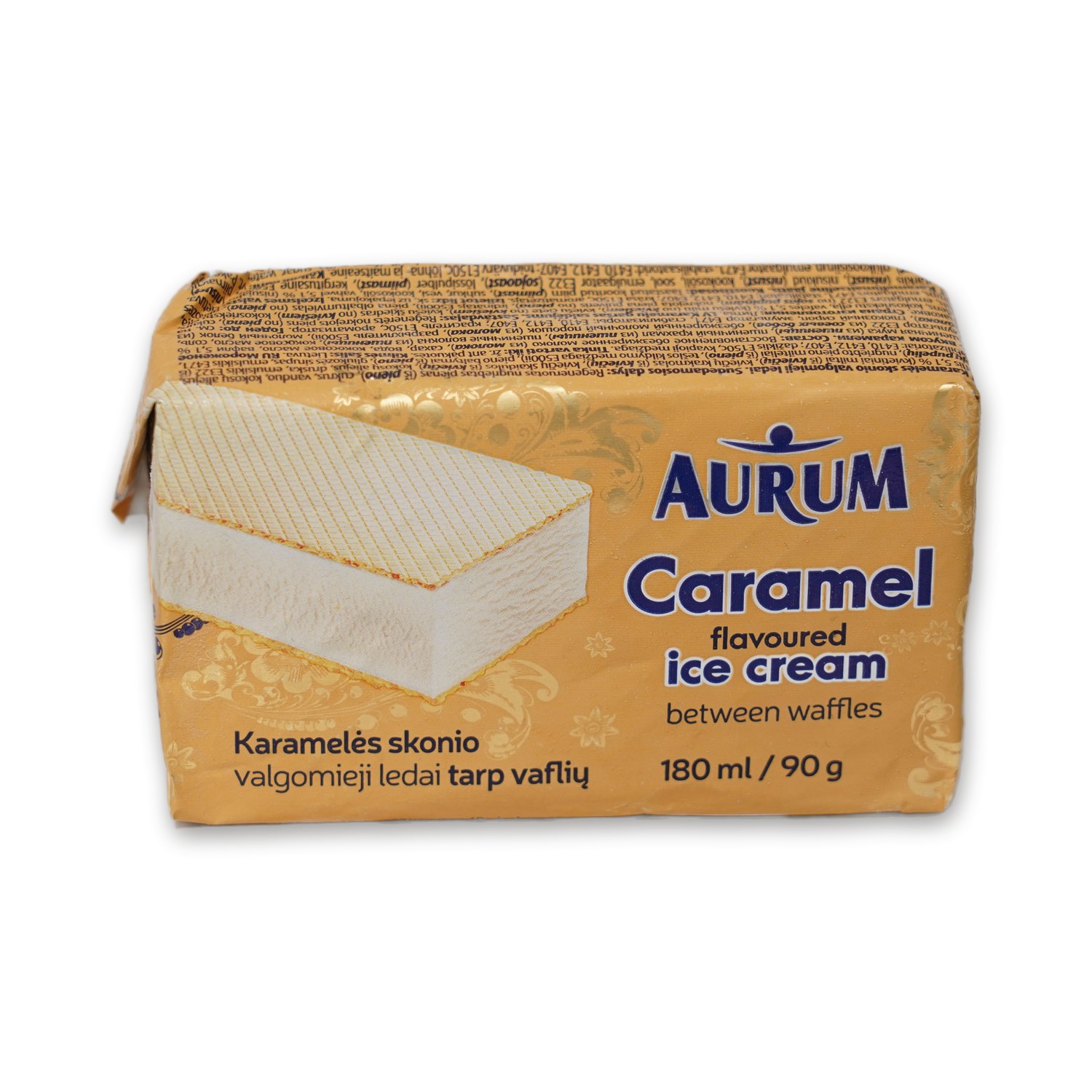 Caramel Ice Cream Between Waffles — Aurum