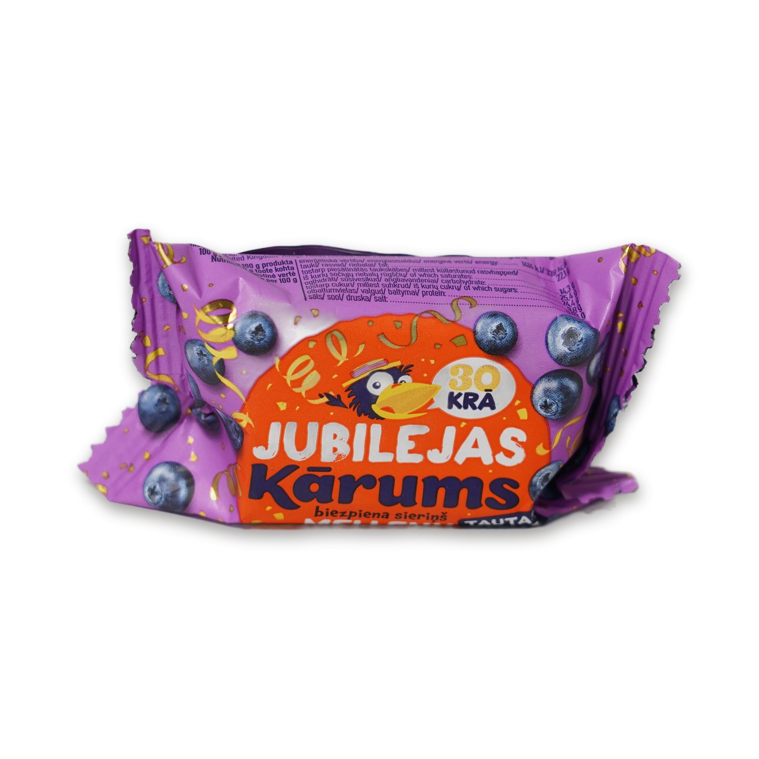 Jubilejas Curd Snack Blueberry — Kārums