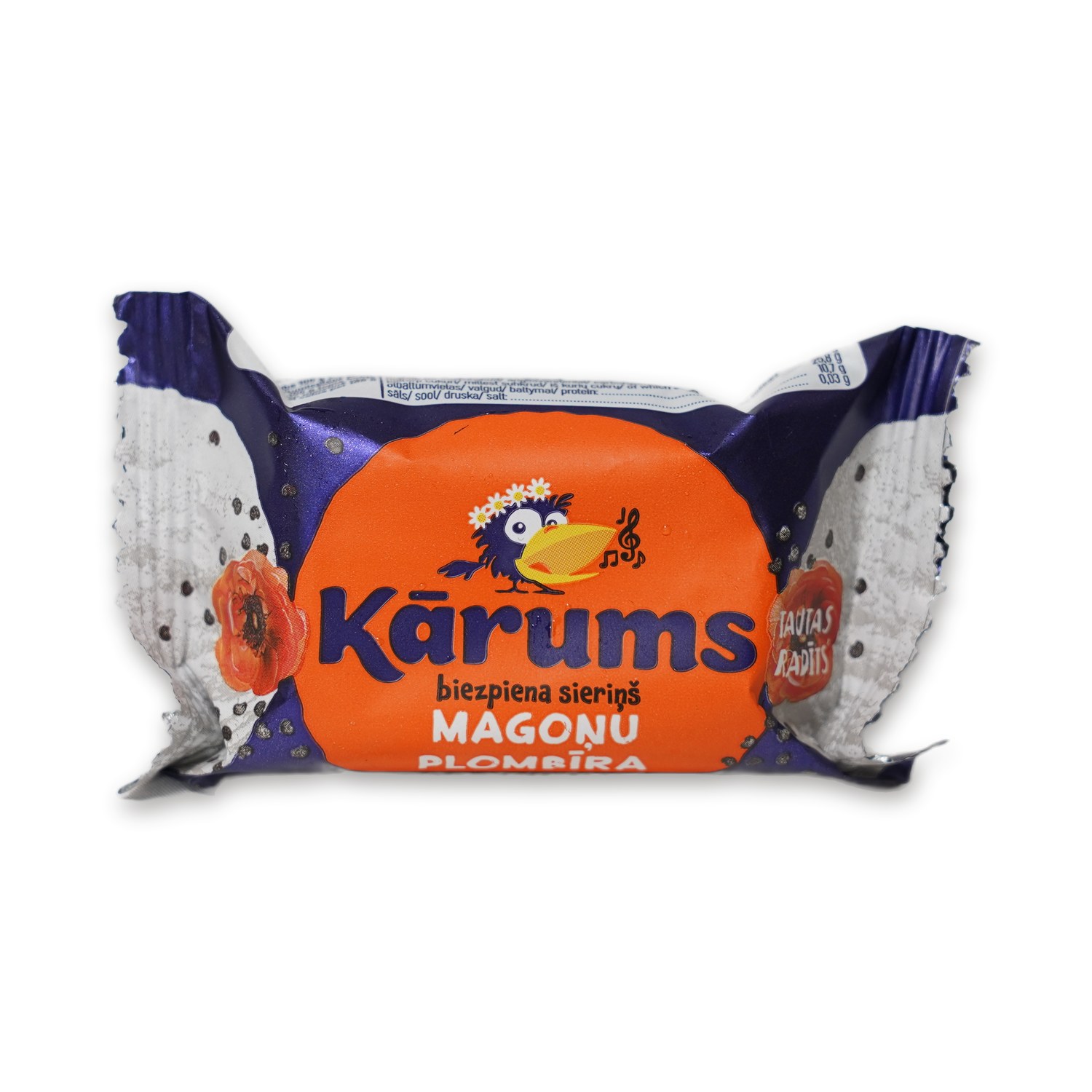 Curd Bar Poppy Seed Plombir — Kārums