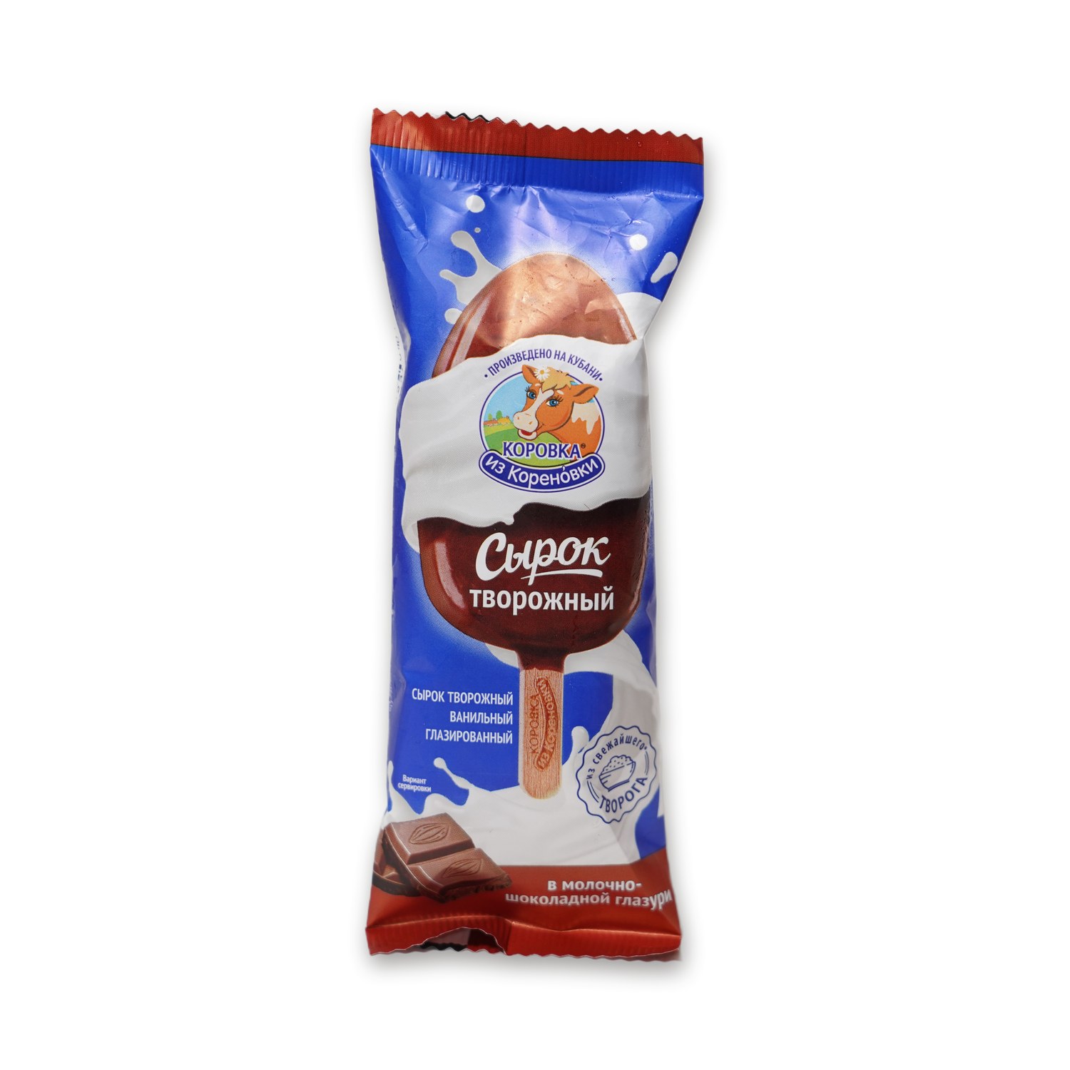 Glazed Curd Bar Vanilla — Korovka iz Korenovki