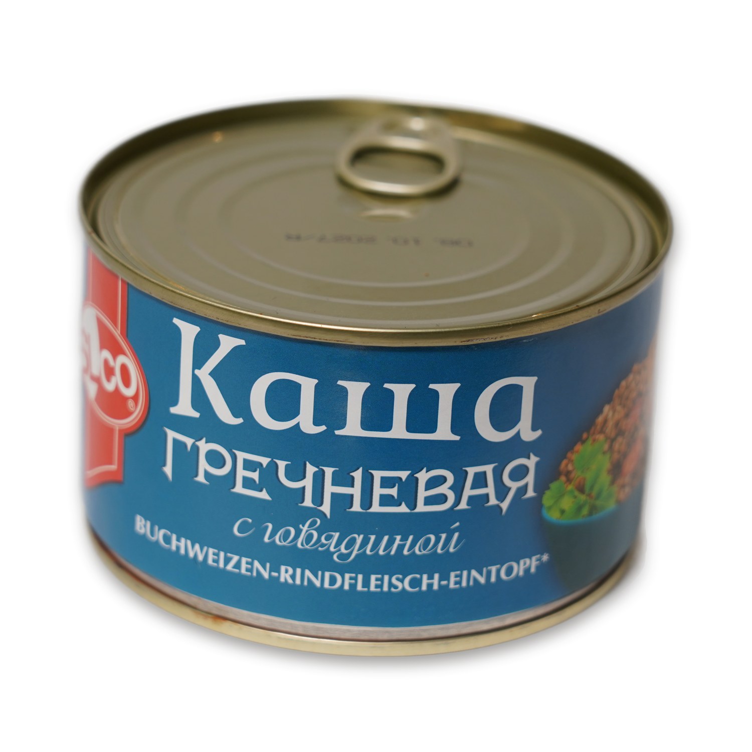 Buckwheat Porridge with Beef (Canned) — Elco