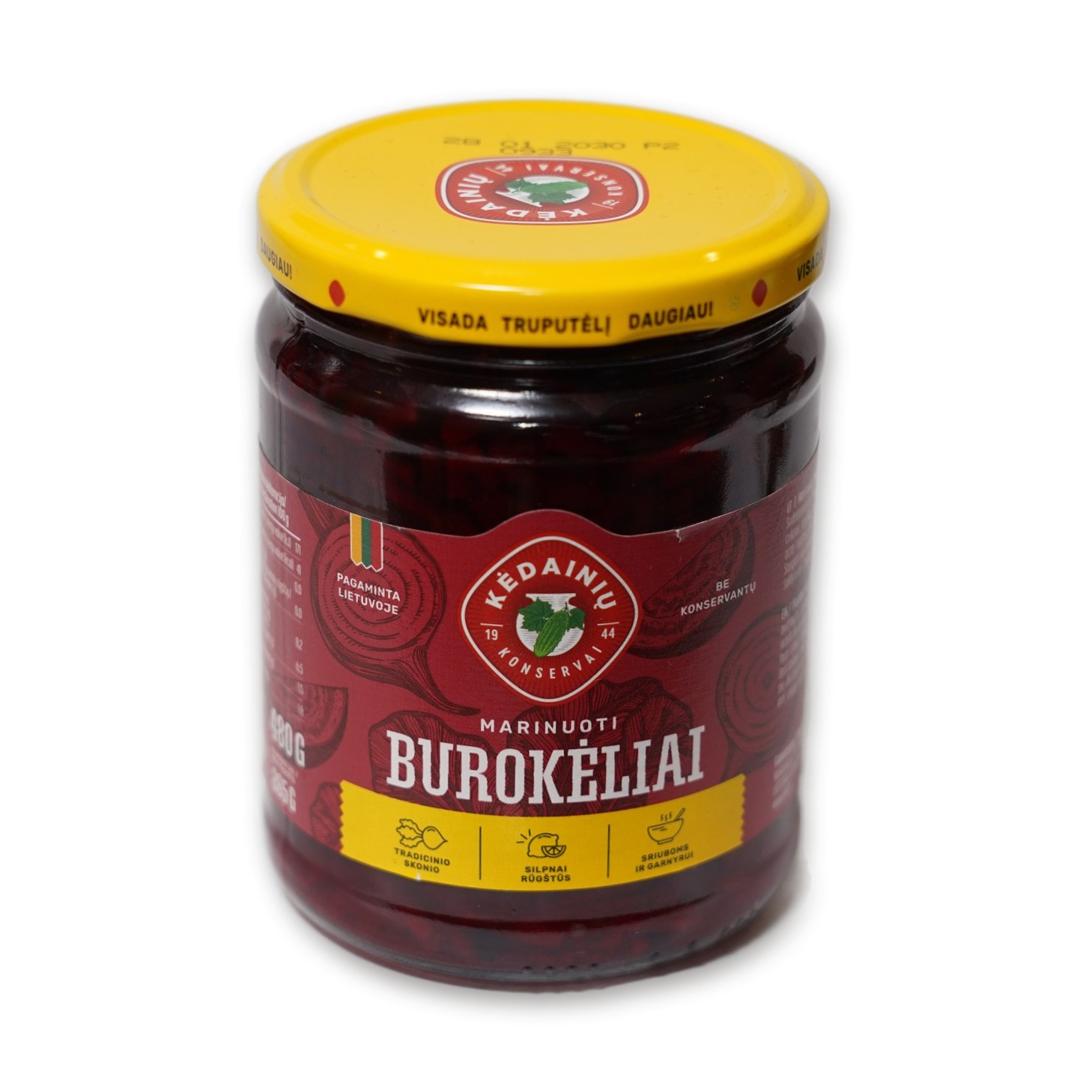 Marinated Beetroot — Kedainiu Konservai